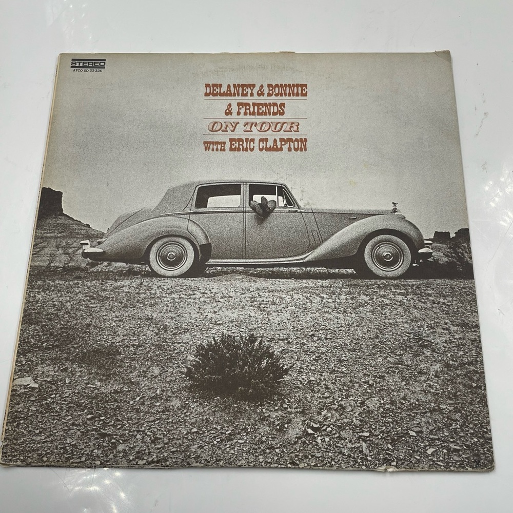 Delaney & Bonnie & Friends On Tour with Eric Clapton - 1970 Rock LP ATCO VG+.